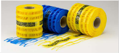 Underground warning mesh